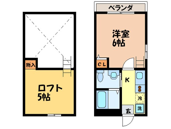 ロフティ西ノ京Ⅱの物件間取画像